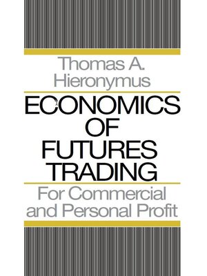 cover image of Economics of Futures Trading
